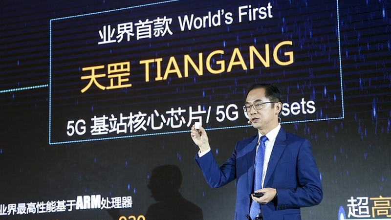 Huawei Unveils Its First 5G Base Station Chipset
