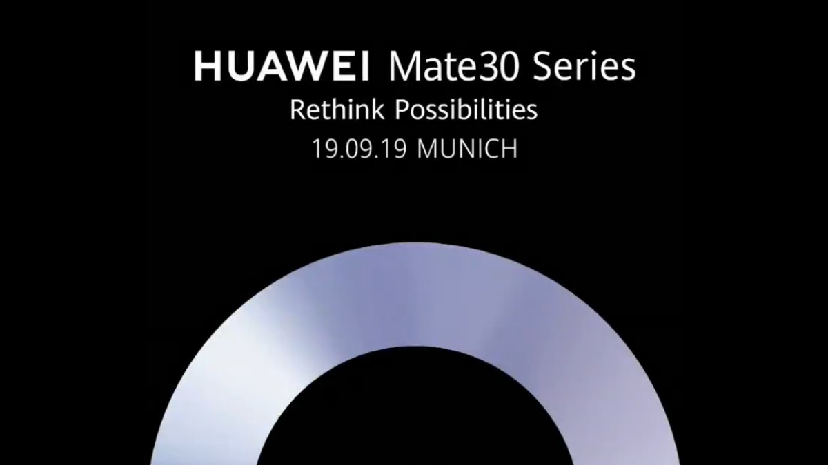 Huawei Mate 30 Series Launch Set for September 19 at Munich Event