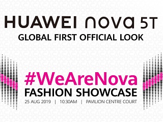 Huawei Nova 5T Launch Set for August 25, Expected to Feature a Hole-Punch Selfie Camera