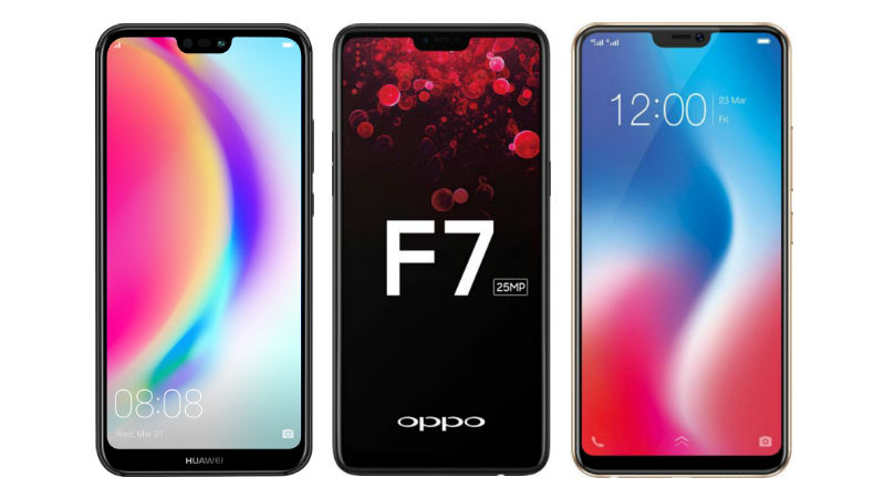 Huawei P20 Lite vs Oppo F7 vs Vivo V9: Price in India, Specifications Compared