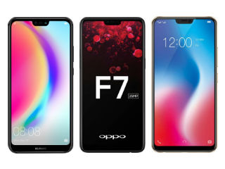 Huawei P20 Lite vs Oppo F7 vs Vivo V9: Price in India, Specifications Compared