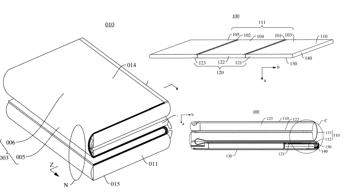 huawei patent application trifold postfast xleaks7 inline Huawei TriFold