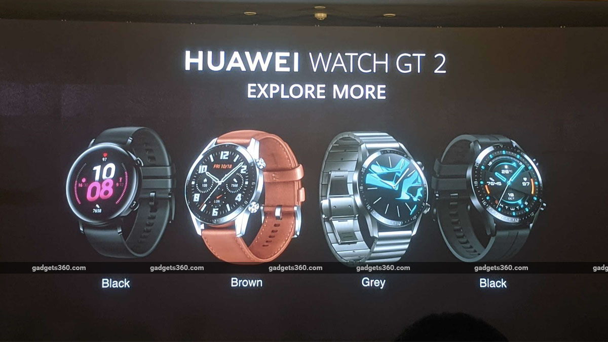 Huawei Watch GT 2 With 14-Day Battery Life, Fitness Tracking Launched in India Starting Rs. 14,990