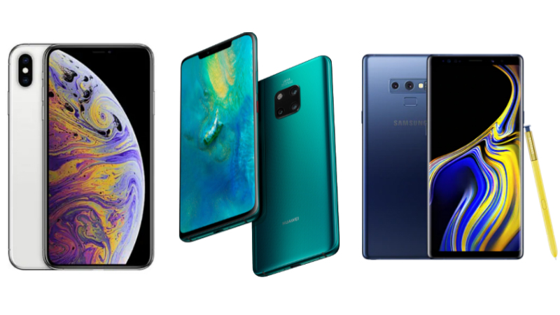 Huawei Mate 20 Pro vs iPhone Xs Max vs Samsung Galaxy Note 9: Price, Specifications Compared