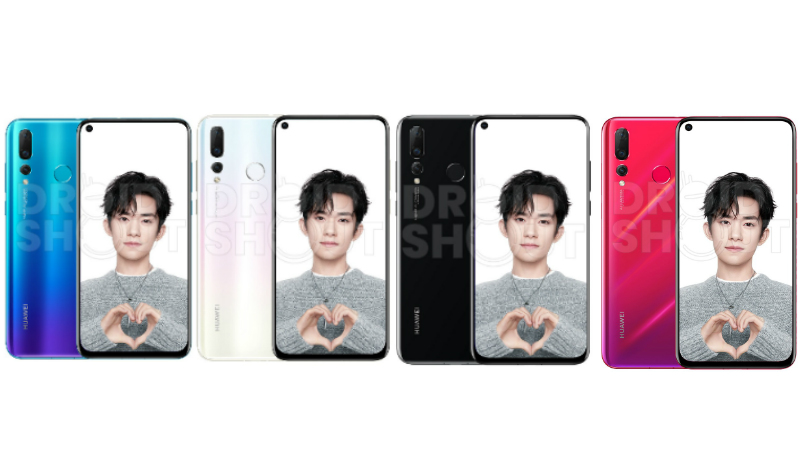 Huawei Nova 4 Renders Leak, Tipping Design and 4 Colour Options