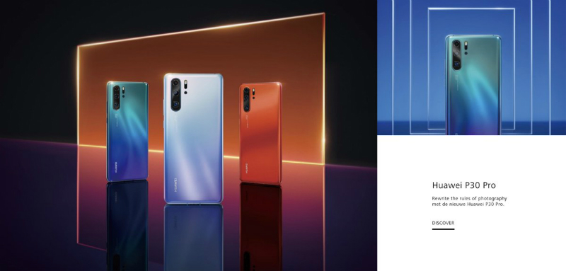 Huawei P30 Pro, Huawei P30 Briefly Spotted on Official Website, Pre-Order Offers Revealed