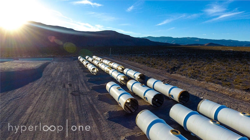 hyperloop one sun flare Hyperloop One