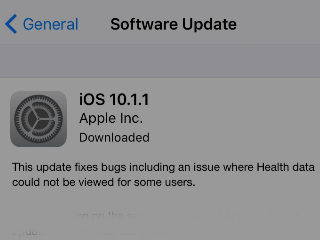 iOS 10.1.1 Now Available to Download, Brings Bug Fixes for Health App and More