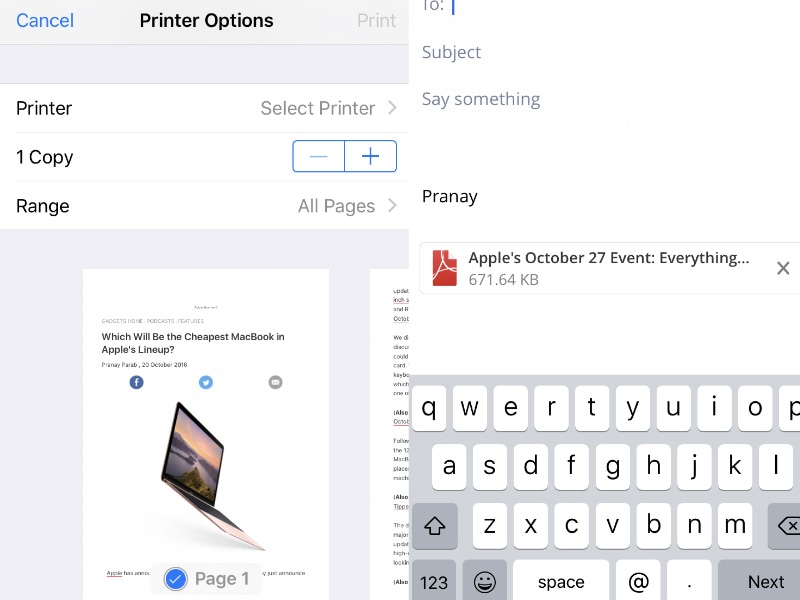 How to Print PDF on an iPhone, iPad, or touch |