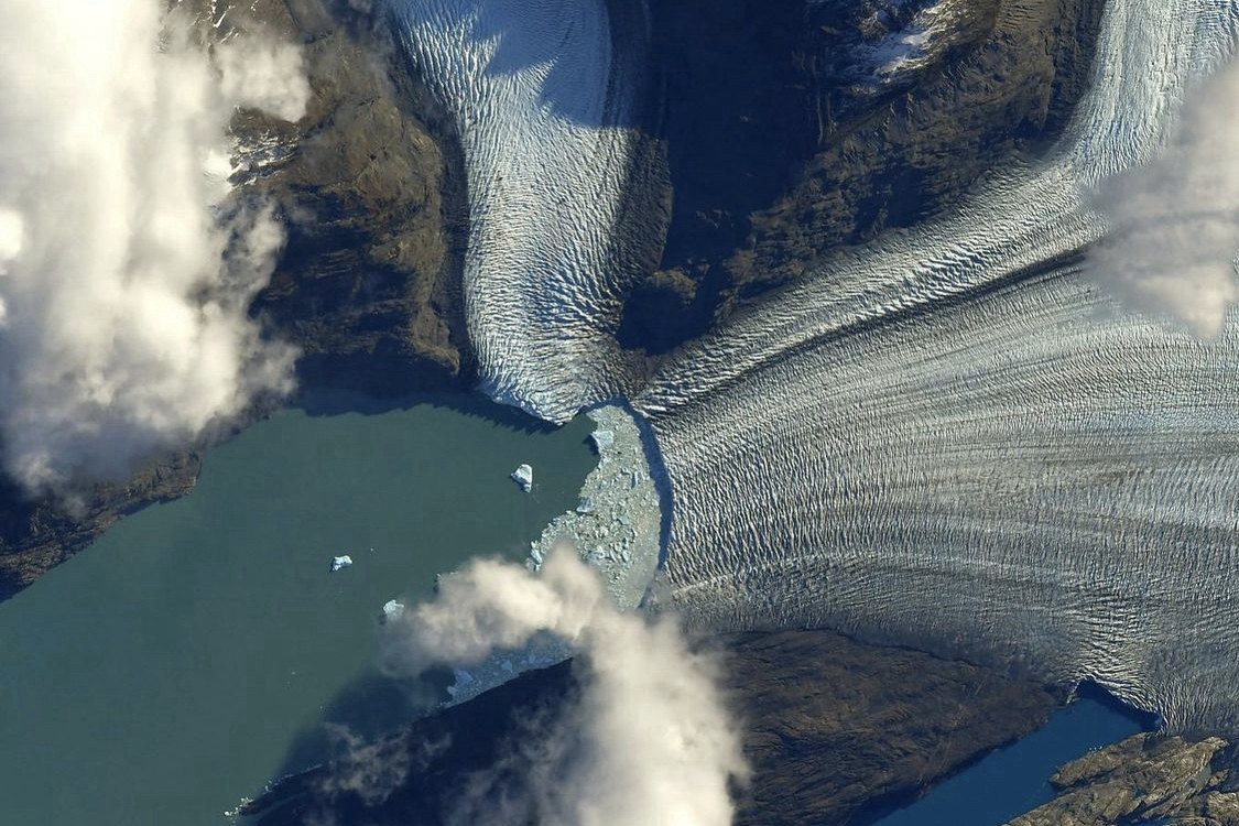 NASA Releases Stunning Image Of Huge Glacier Melting Away Taken From International Space Station