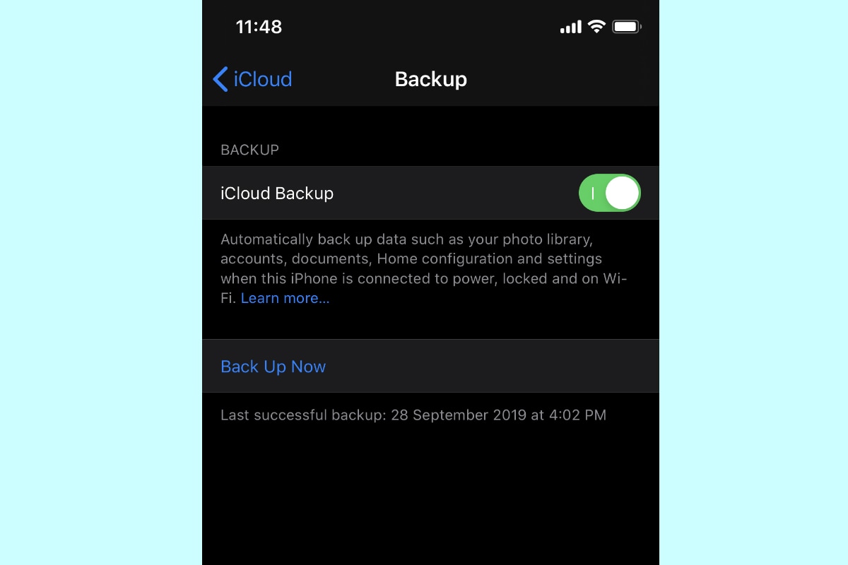 icloud احتياطية ios icloud