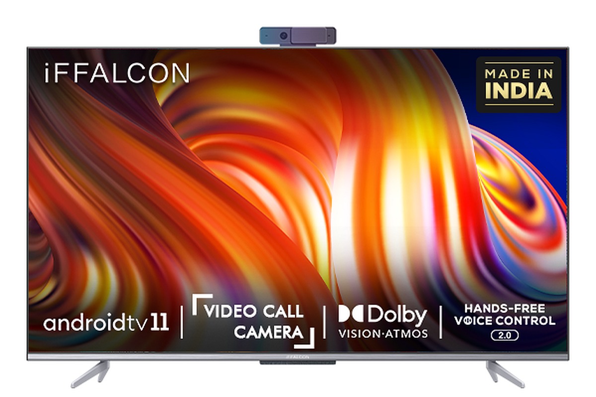 iFFalcon K72 55-Inch 4K QLED Smart TV With Video-Calling Camera, Android TV 11 Launched in India