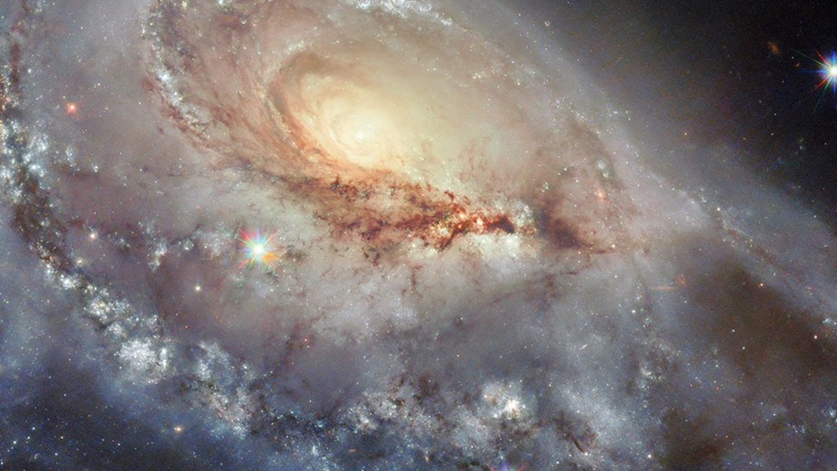 Hubble Captures Stunning Image of Peculiar Spiral Galaxy Arp 184 in Camelopardalis