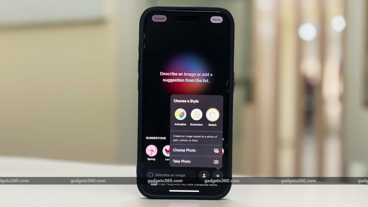 iOS 18.4 Update for iPhone Brings New Sketch Style to Image Playground App