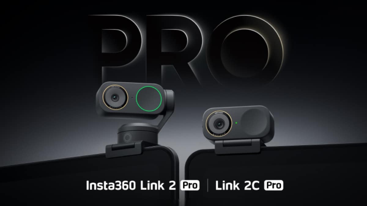 Insta360 Link 2 Pro, Link 2C Pro Launched With 4K AI Cameras, Gimbal Tracking and Dual-Mic Audio: Price, Features