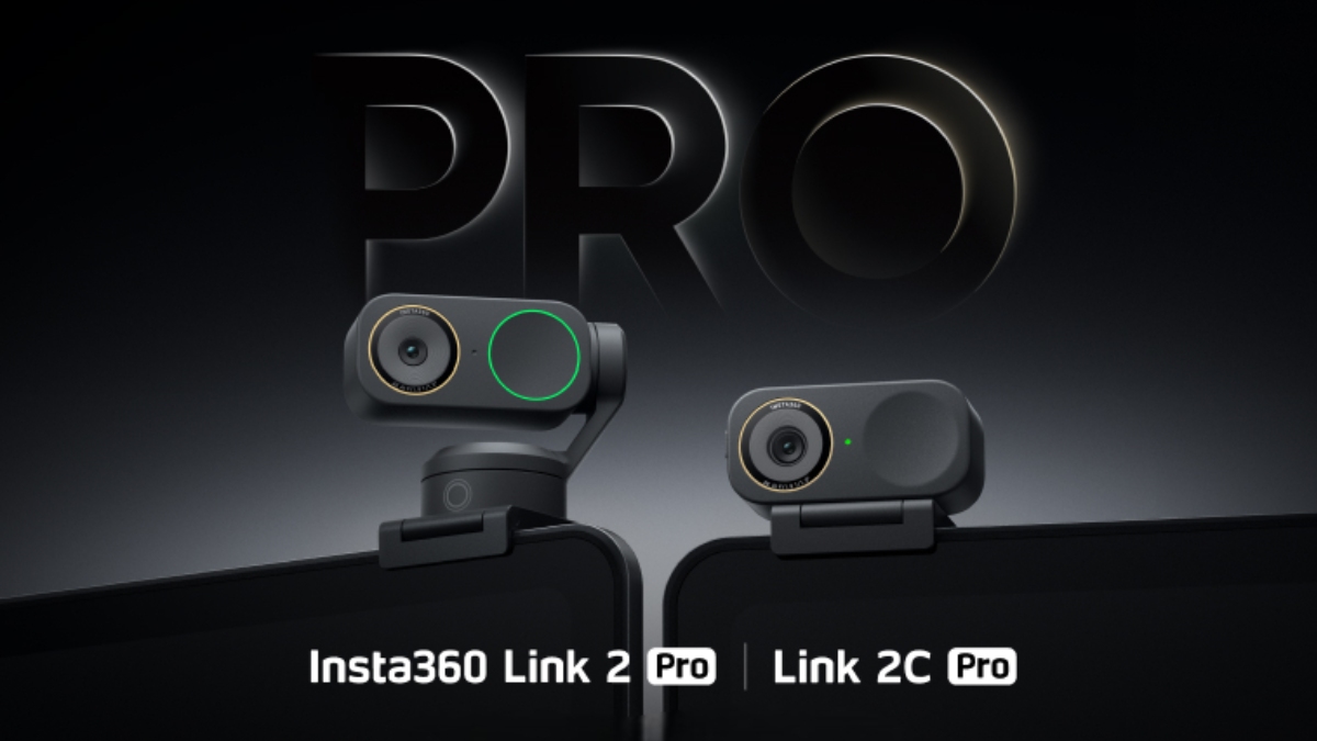 Insta360 Link 2 Pro, Link 2C Pro Launched With 4K AI Cameras, Gimbal Tracking and Dual-Mic Audio: Price, Features