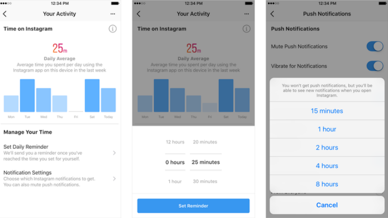 Instagram Rolling Out 'Your Activity' Feature That Lets You Track How Much Time You Spend on It