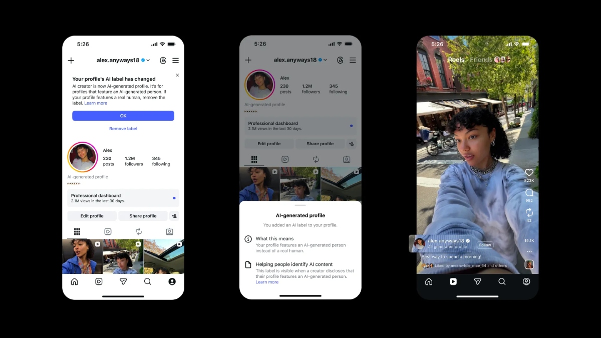 Instagram Renames AI Creator Label, Limits Reach of Undisclosed Profiles