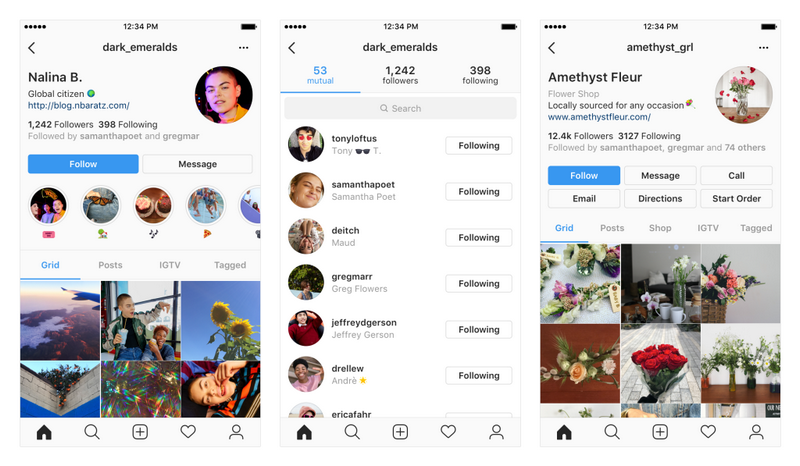 Instagram Testing Redesign of Profiles, Including Changes to Features, Icons, Buttons