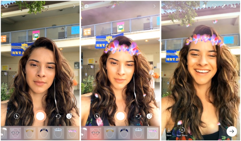 Instagram Gets Snapchat-Style Face Filters for Posts and Direct Messages