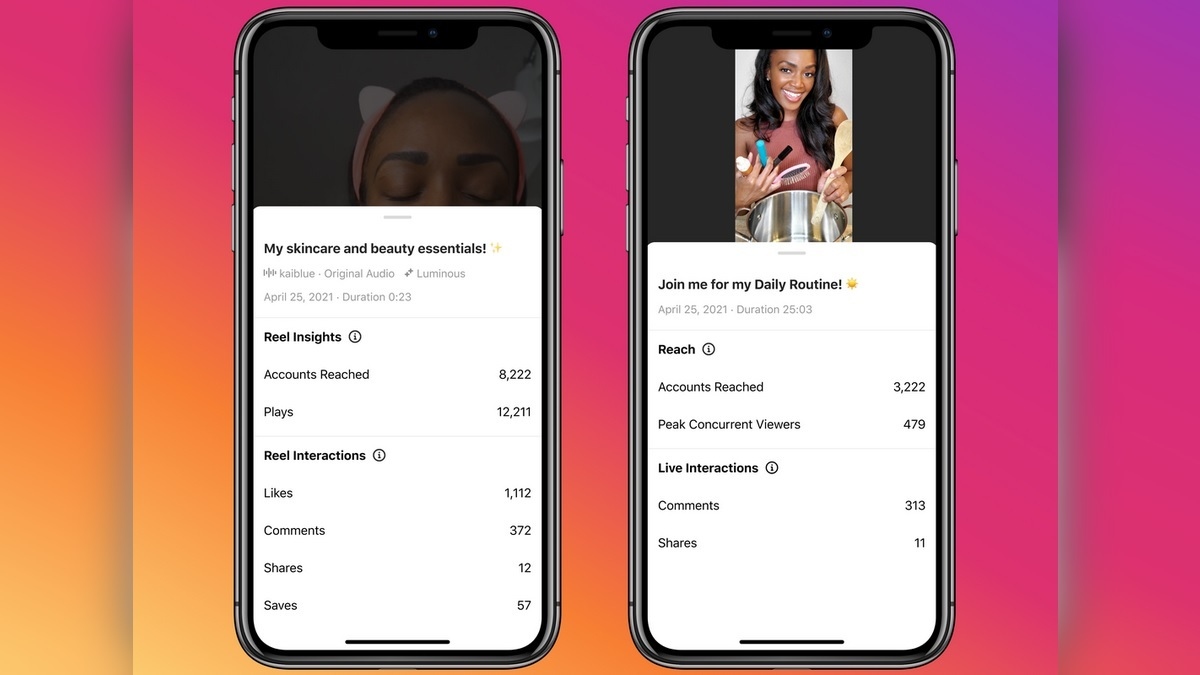 Instagram Insights Tool Introduced for Reels, Live to Offer Creators Details on Important Metrics