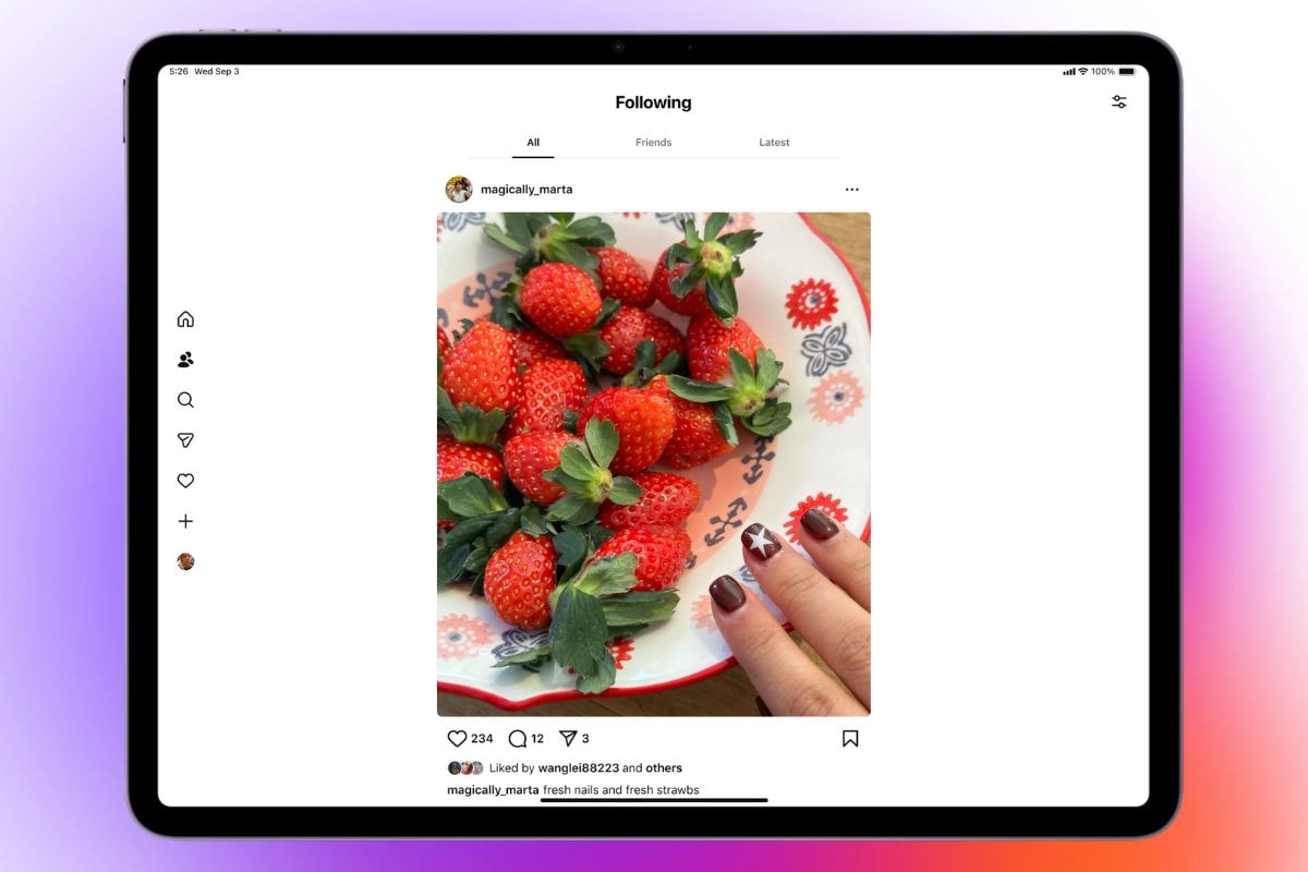 instagram ipad following Instagram for iPad