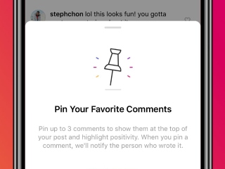 Instagram Now Allows Everyone to Pin Comments on Posts