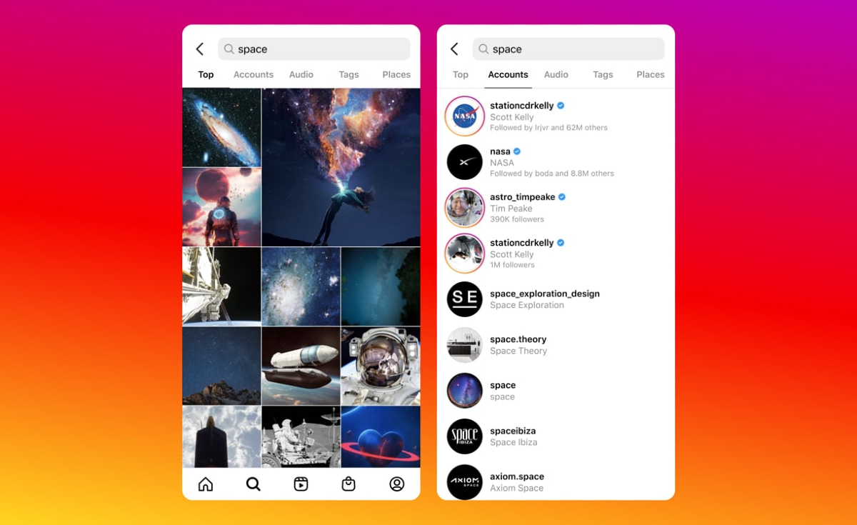 Instagram Working on Search to Show Photo, Video Results Like TikTok; Support for More Languages Also Coming