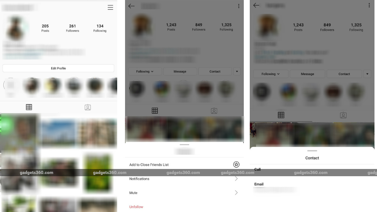 Instagram Rolling Out New UI, Making It Easier to Unfollow Users, Contact Businesses