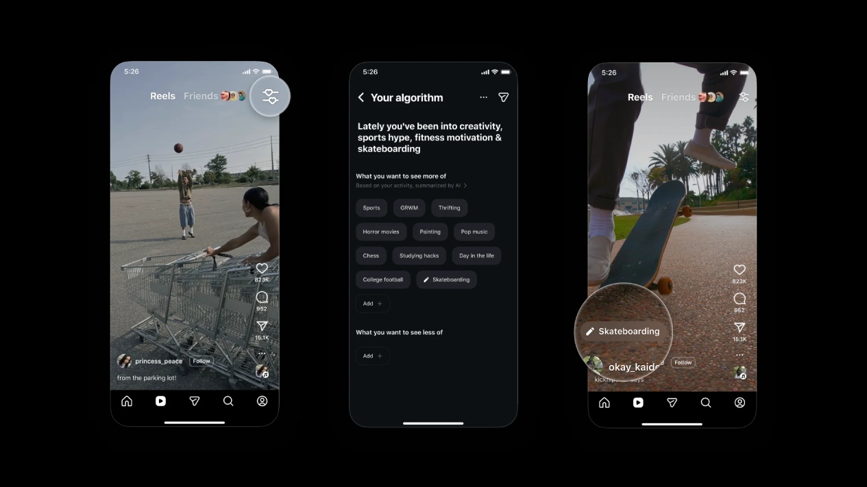 Instagram Introduces 'Your Algorithm' Tool That Lets You Shape Recommendations in Your Reels Tab