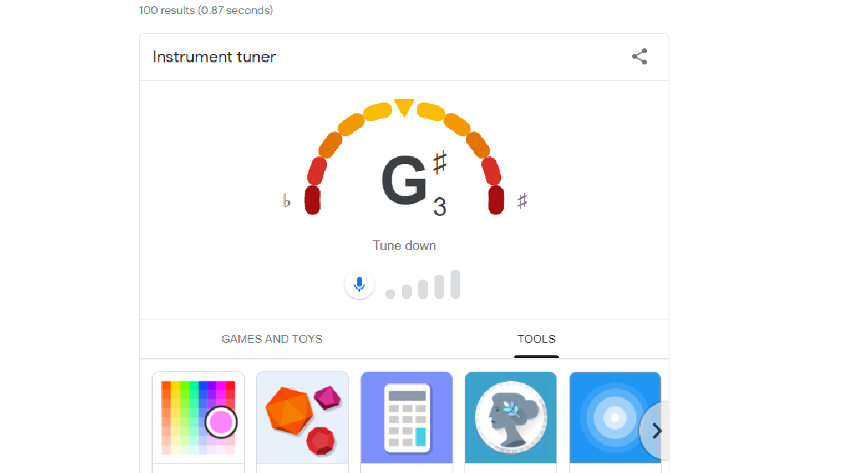 Google Search Gets New Feature to Help You Tune Your Guitar