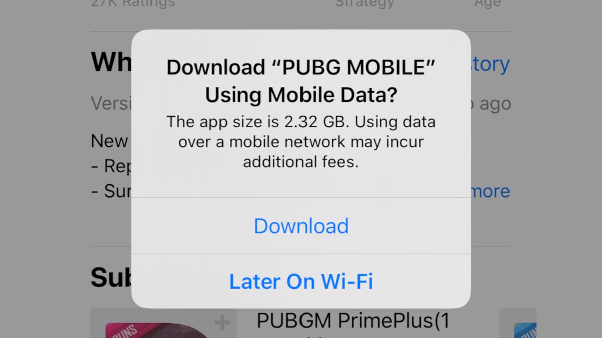 iOS 13 Will Finally Let You Download Apps of Any Size Over Mobile Data