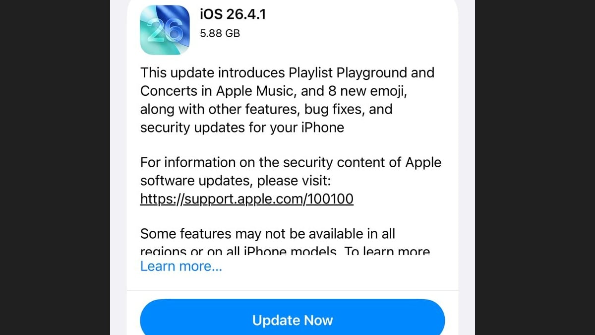 ios 26 4 1 iOS 26.4.1