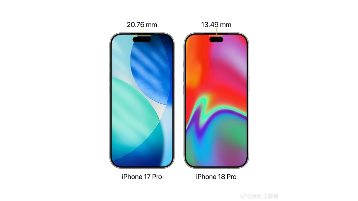 iphone 17 pro 18 pro dynamic island wang tangxiao inline iphone 17 pro vs iPhone 18 pro