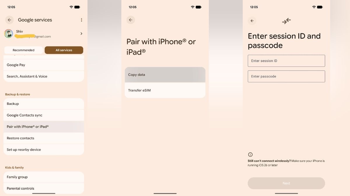 iphone android switching Android