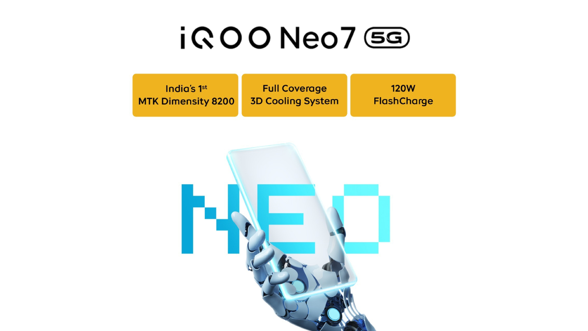 iQoo Neo 7 5G With 120W FlashCharge, 3D Cooling Spotted on Geekbench Ahead of India Launch: Report