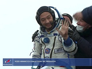 Japanese Billionaire Yusaku Maezawa Lands in Kazakhstan After 12-Day Space Flight