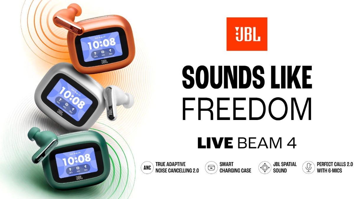 JBL Live Buds 4 Launched in India With 10mm Dynamic Drivers, Live Beam 4 Tags Along: Price, Features