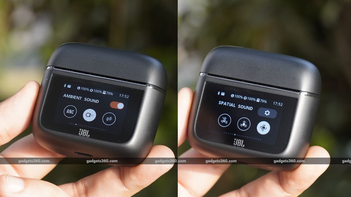 JBL Tour Pro 3 review NDTV screen Modes JBL Tour Pro 3