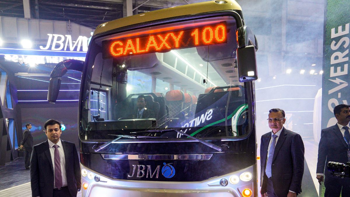 Auto Expo 2023: JBM Auto Galaxy Electric Luxury Coach, New Electric Bus Series Launched