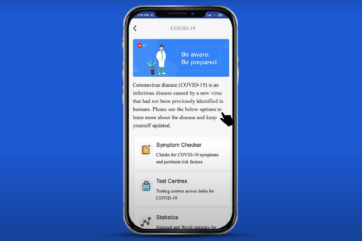 Jio’s Coronavirus Testing Tool Exposed Data of Millions: Report