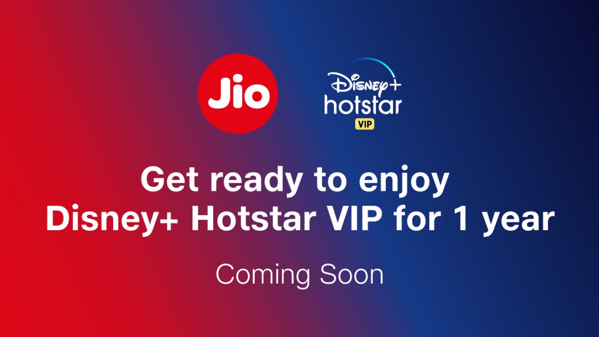 Jio to Offer 1 Year of Free Disney+ Hotstar VIP Subscription for Its Customers