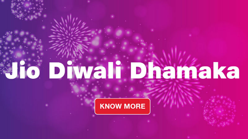Jio 100 Percent Cashback, Jio Phone 2 Festive Sale, Jio Phone Gift Card, and More Diwali Offers