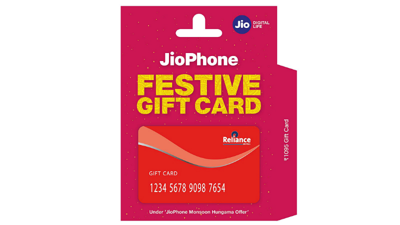 Jio Phone Gift Card Priced at Rs. 1,095 Now Available via Amazon.in, Reliance Digital Stores
