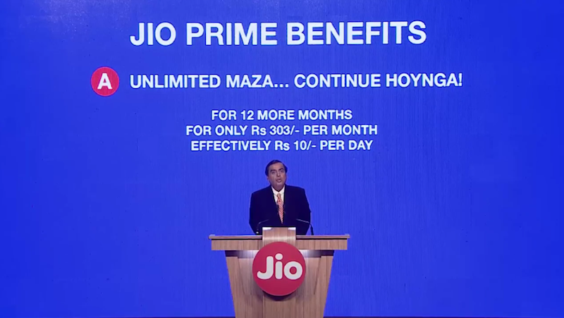 Jio Prime Subscribers Can Now Enjoy New 'Buy One Get One Free Recharge' Offer