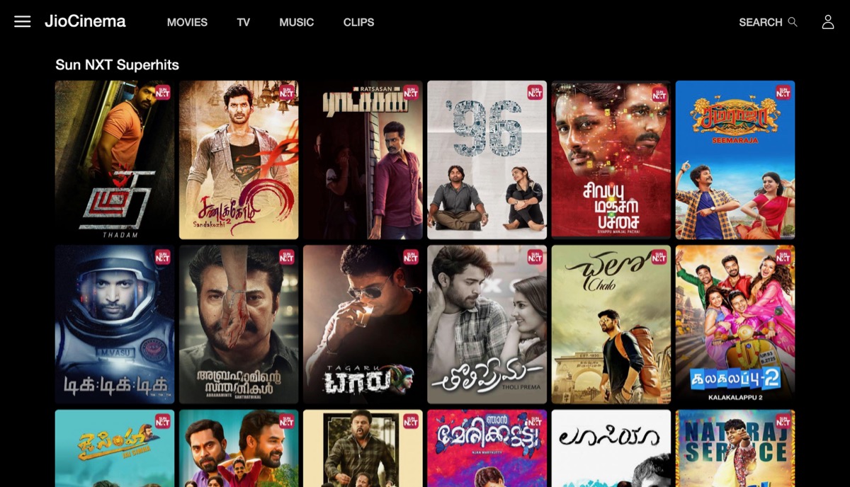 JioCinema, Sun NXT Partner to Offer South Indian Movies to Jio Subscribers