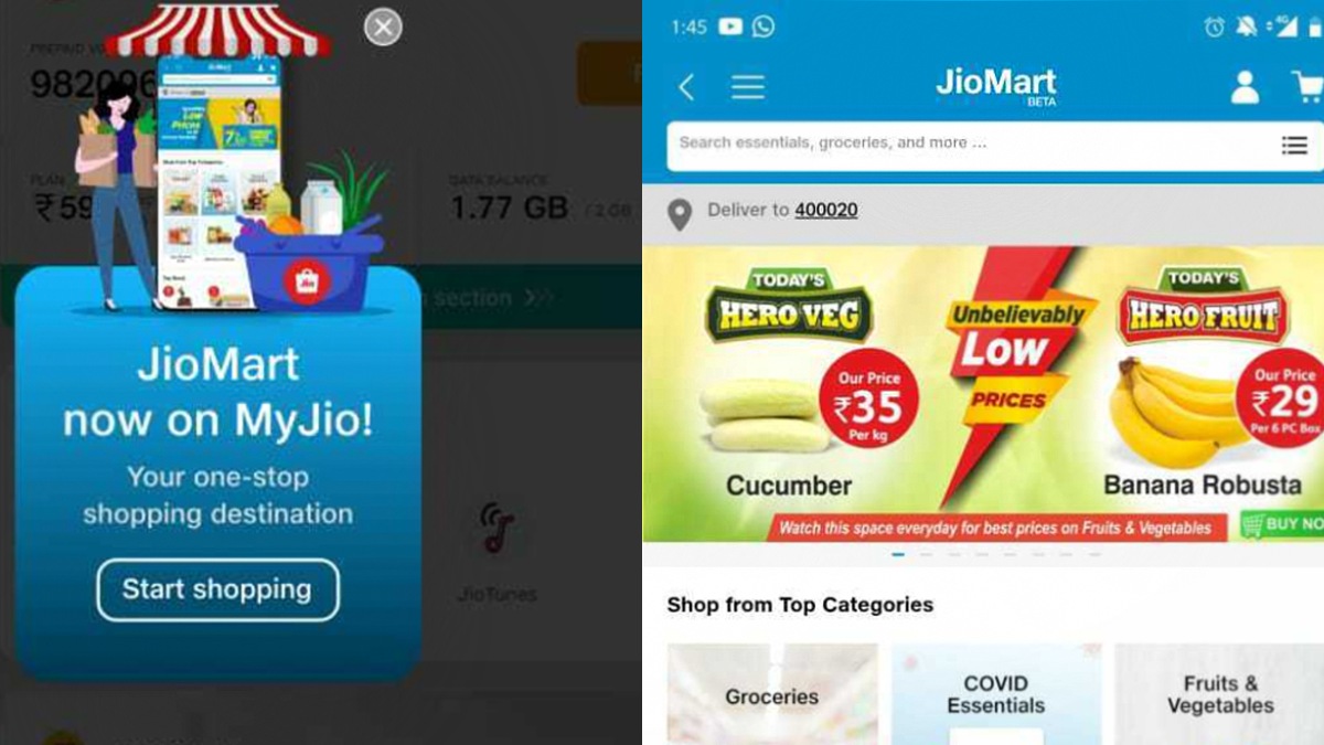 JioMart Integration Allows MyJio App Users to Order Groceries in Over 200 Cities