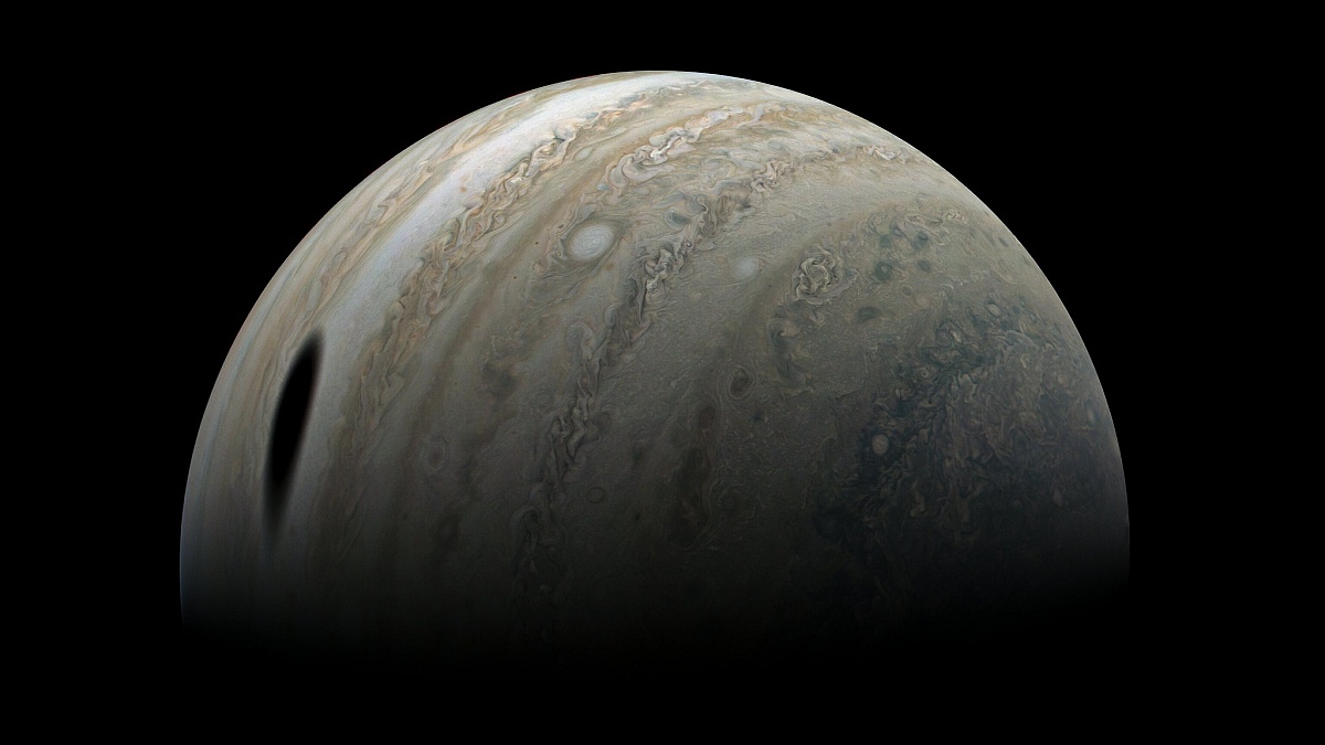 Citizen Scientist Shares Incredible Image of Jupiter Under the Shadow of Its Biggest Moon