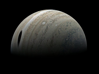 Citizen Scientist Shares Incredible Image of Jupiter Under the Shadow of Its Biggest Moon