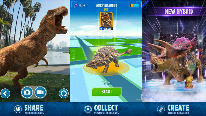 Jurassic World Alive, Pokemon Go-Like Game With AR Dinosaurs, Now Available on Android